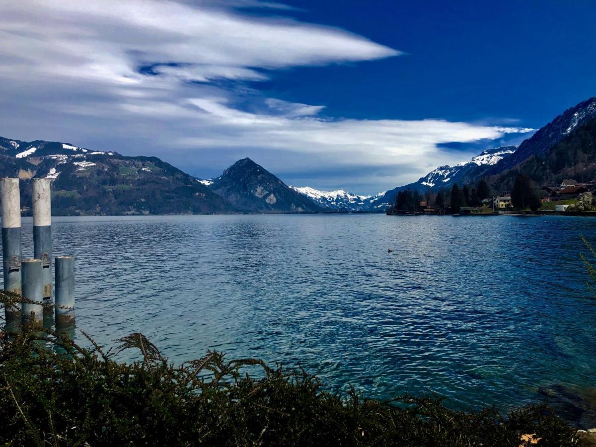 Apartmán Privatzimmer Am Thunersee Leissigen Exteriér fotografie